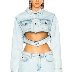 Never Worn Cotton Citizen Super Cropped Jacket